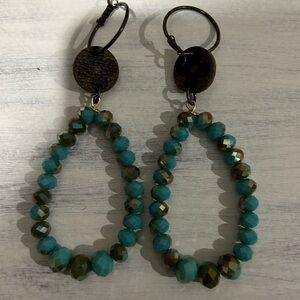 Women’s large dangle western earrings